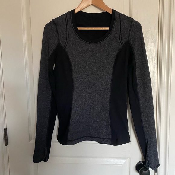 Lululemon long sleeve black reversible 6 - Picture 3 of 7